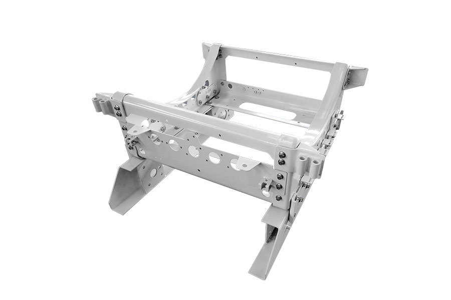 Carbon steel lightweight frame with auxiliary beam